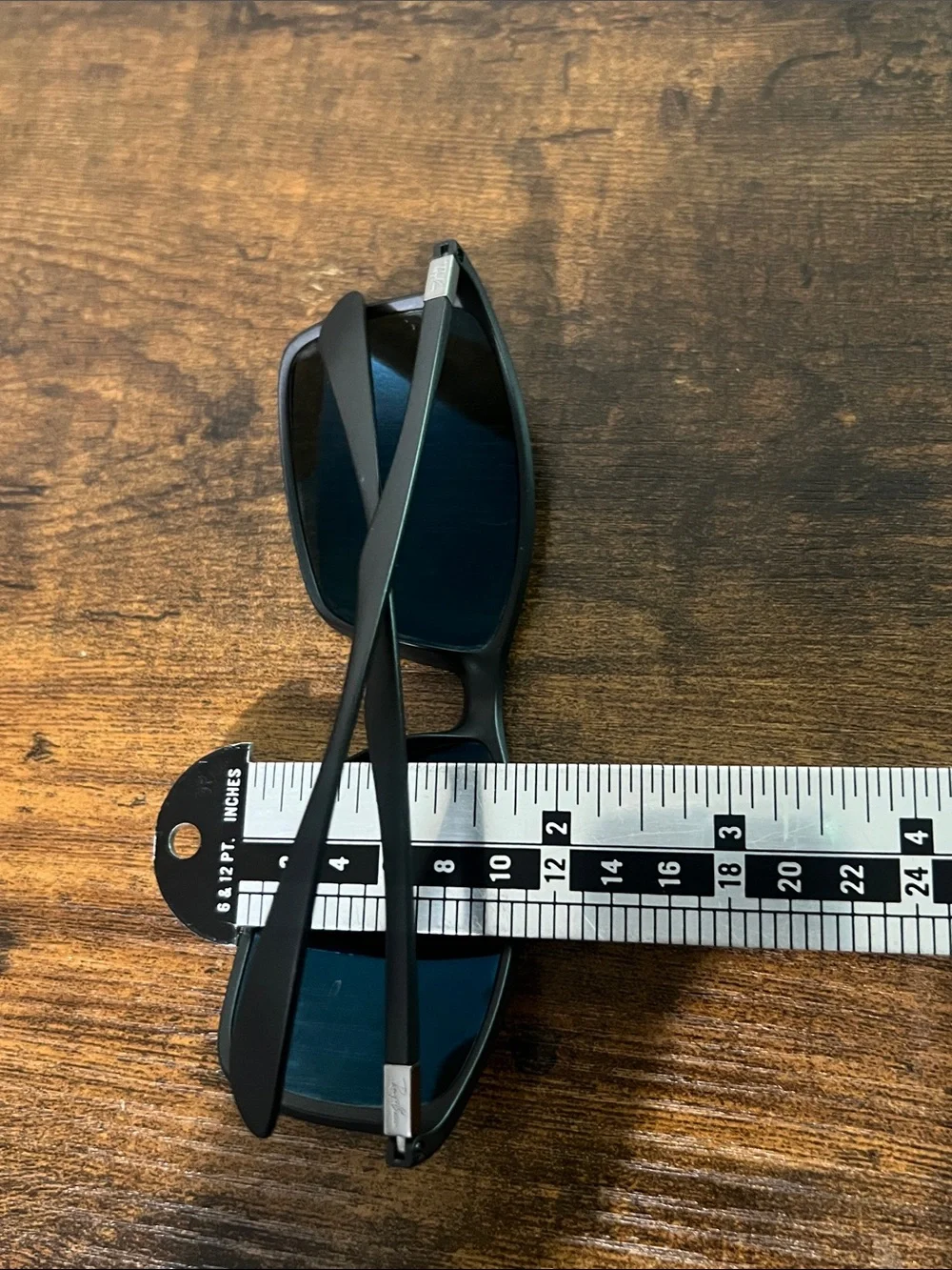 Ray-Ban Black Polarized p3 lens Sunglasses with Black Case